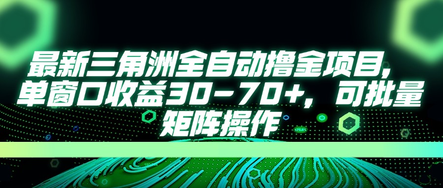 (14191期)最新三角洲全自动撸金项目,单窗口收益30-70+,可批量矩阵操作-岩生的高级资料库
