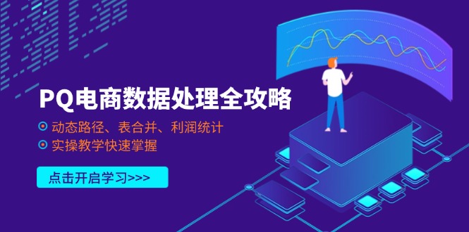 (14240期)PQ电商数据处理全攻略,动态路径、表合并、利润统计,实操教学快速掌握-岩生的高级资料库