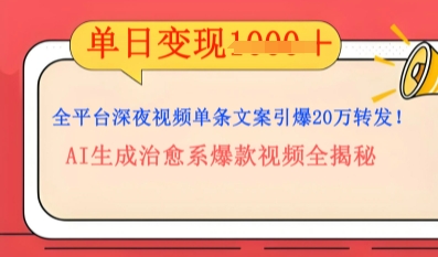 全平台深夜文案新风口:DeepSeek生成百万播放量金句,治愈系内容涨粉速度快4倍-岩生的高级资料库