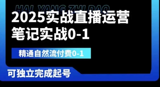 2025实战直播运营0-1，精通自然流付费0-1，可独立完成起号-岩生的高级资料库
