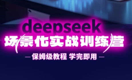 DeepSeek场景化实战训练营,保姆级教程,学完即用,手把手教你用DeepSeek提升效率-岩生的高级资料库